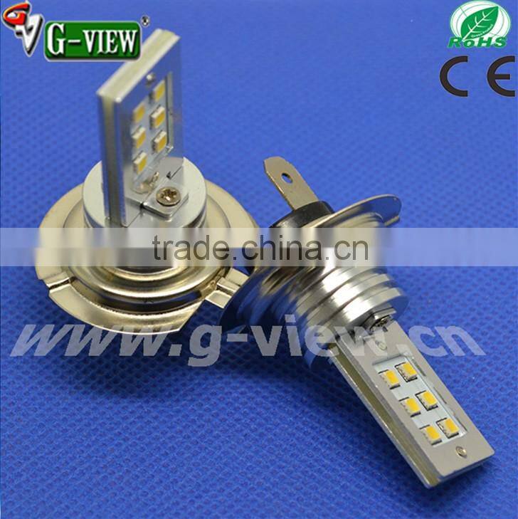 Highest level and excellent led car lightings h7 12smd 2323 chip 10-30V led auto fog light