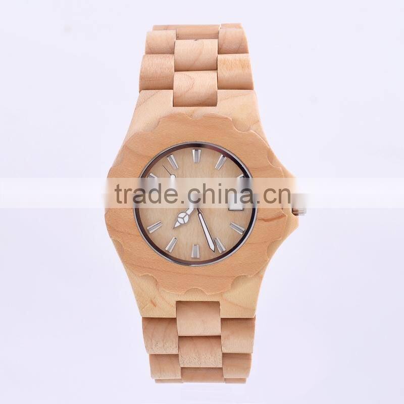 popular cheap hot sale unisex sandral digital wrist watch wood