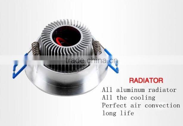 3w ,5w, 7w, 9w,led down light fixtures with CE&RoHs