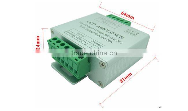 4 Channels RGBW LED Amplifier 24A Data Signal Repeater