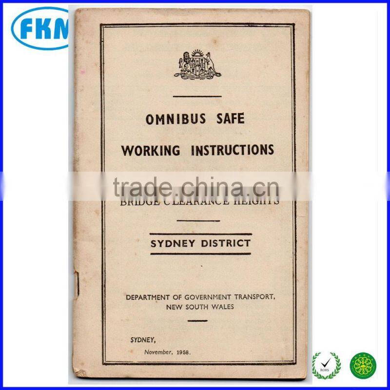 personalized SYDNEY BUS SAFE WORKING INSTRUCTIONS BOOK