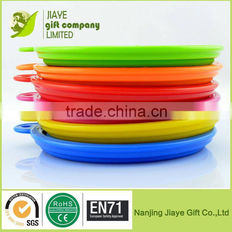 High Quality Small and Large Silicone Collapsible dog pet Bowl