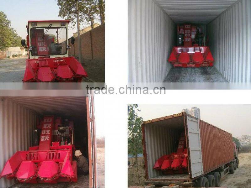 2014 most popular mini corn combine harvester