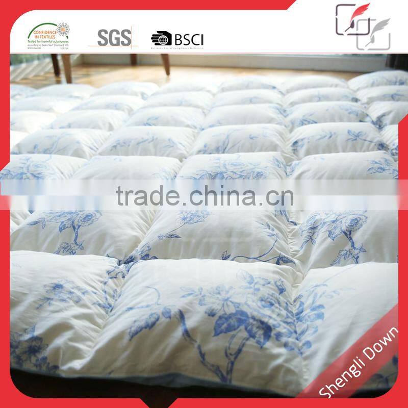 High quality foldable printed spring air bed mattress tooper