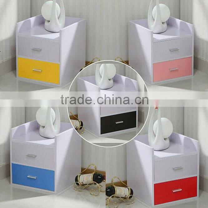 modern design melamine particleboard nightstands with drawers for bedroom