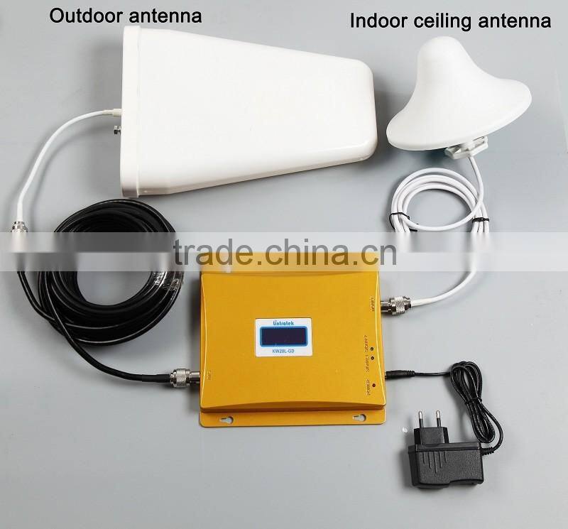 lintratek good in india market high performance 20dBi gsm /1800 Booster 2g dual band repeater
