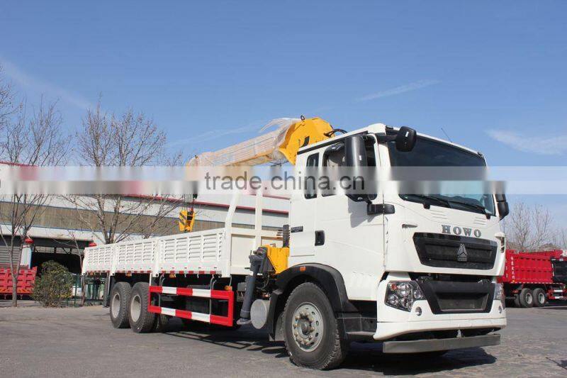 2015 hot sale low price howo euro2 2Ton mini Truck Mounted Crane for sale made in china