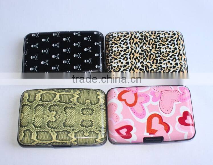 Rfid blocking Aluminium card holder/case/wallet