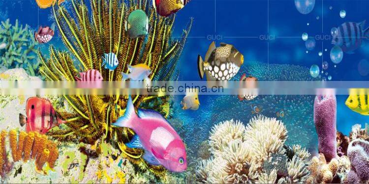 3d glass composited porcelain inkjet cheap floor ceramic texture wall tiles sale