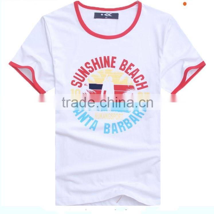 2016 latest Custom Printing 100% Cotton T-Shirt