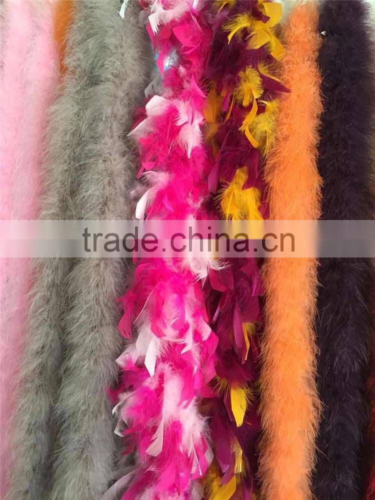 Dyed Real Turkey Fur Material For Coat Winter