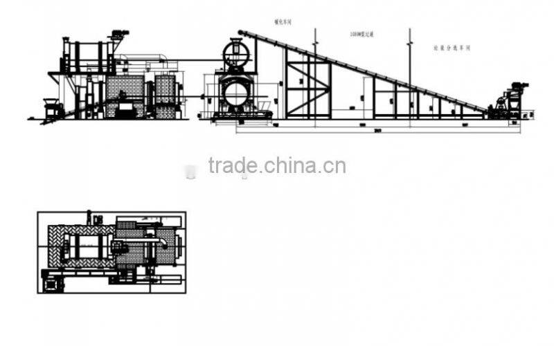 High output rate biomass wood charcoal plant supplier
