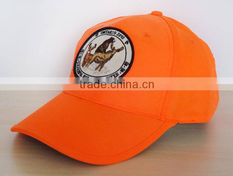 fluorescent orange safe hunter baseball cap