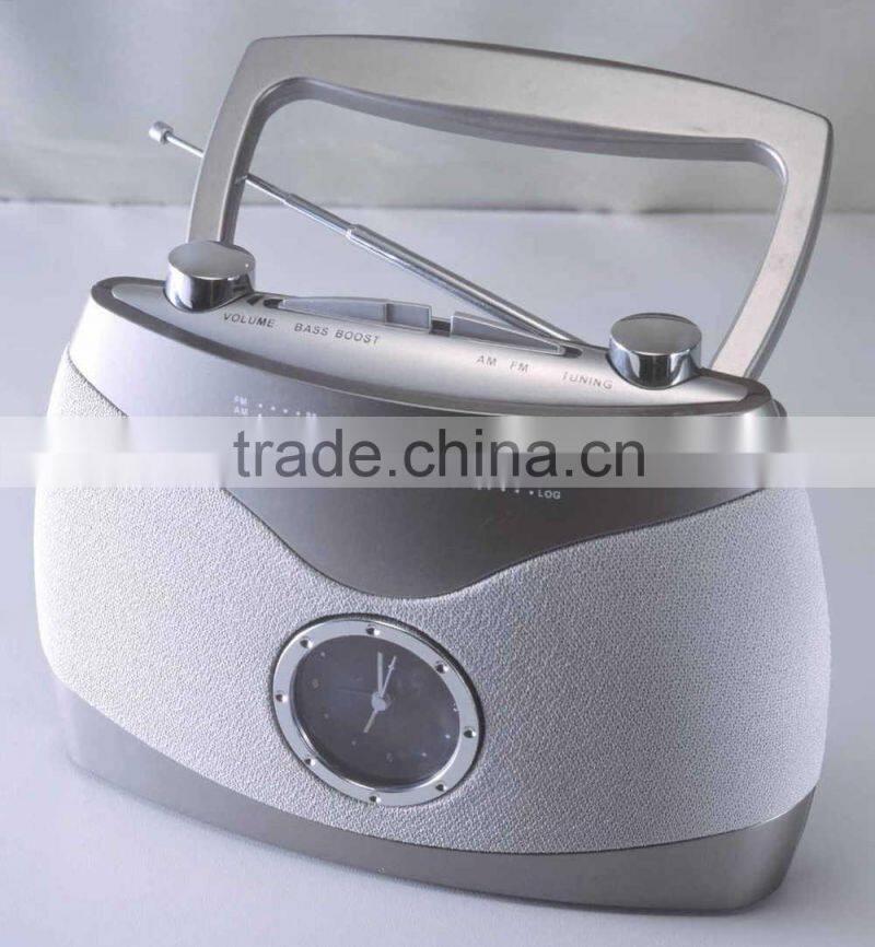 Top Selling AM FM Analogue Alarm Clock Portable Radio