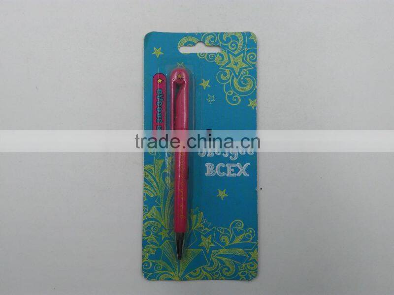 Promotional ball pen office school telescopic plastic pen