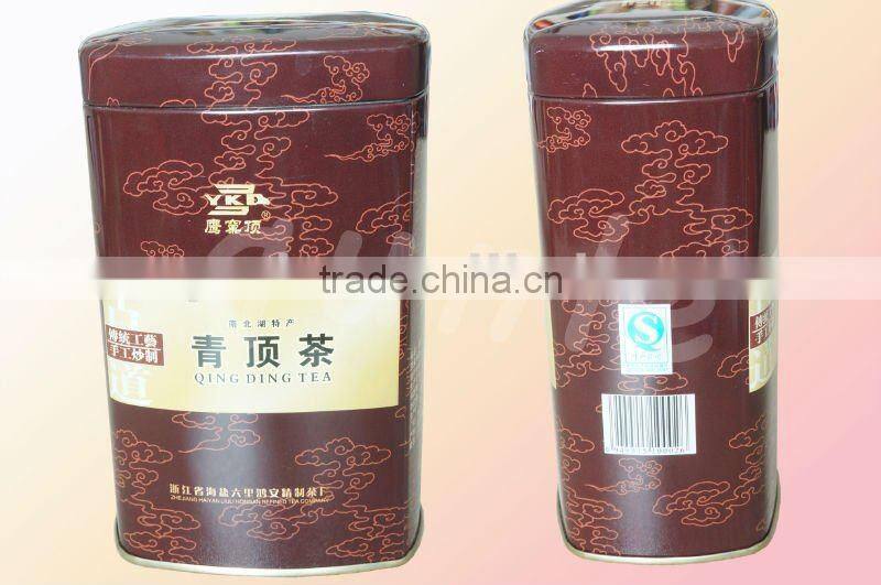 Oval/oblong Tea Storage Tin Box Packaging