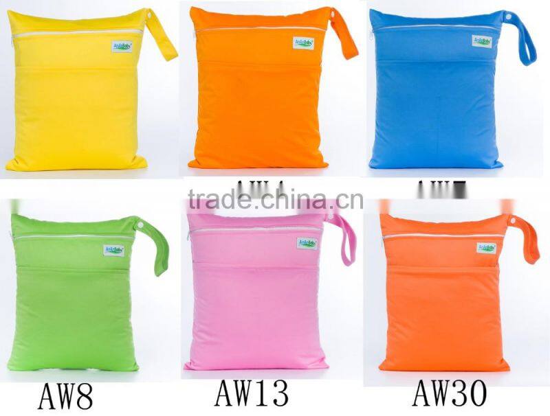 Waterproof solid color baby Wet bag,diaper bag