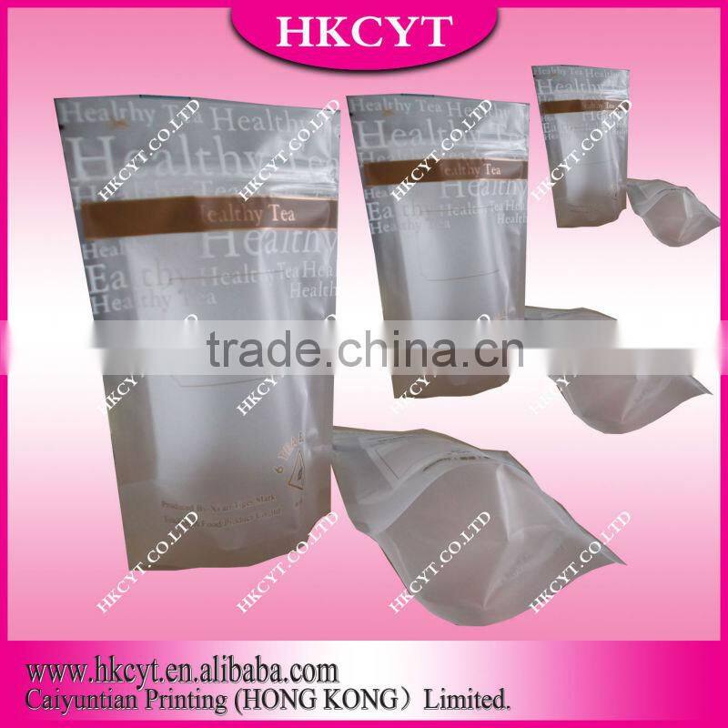 Stand Up Pouch Kraft Custom Print / Custom Stand Up Pouch Clear