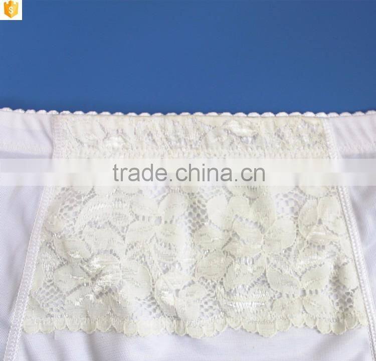 Comfortable sexy lace shaper,mature white slimming shaper