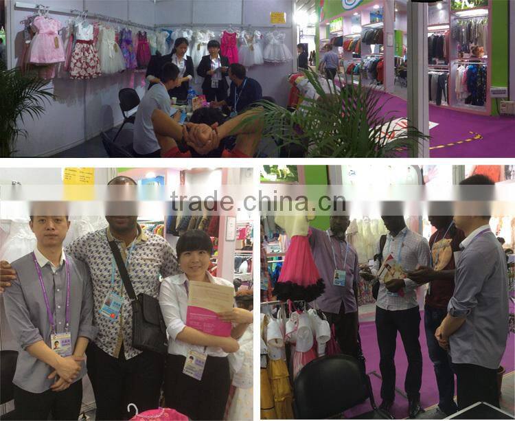 Factory Direct Selling 2015 High Quality Childrens Clothing Baby Girl Frock Patterns of Pink Wedding Dresses