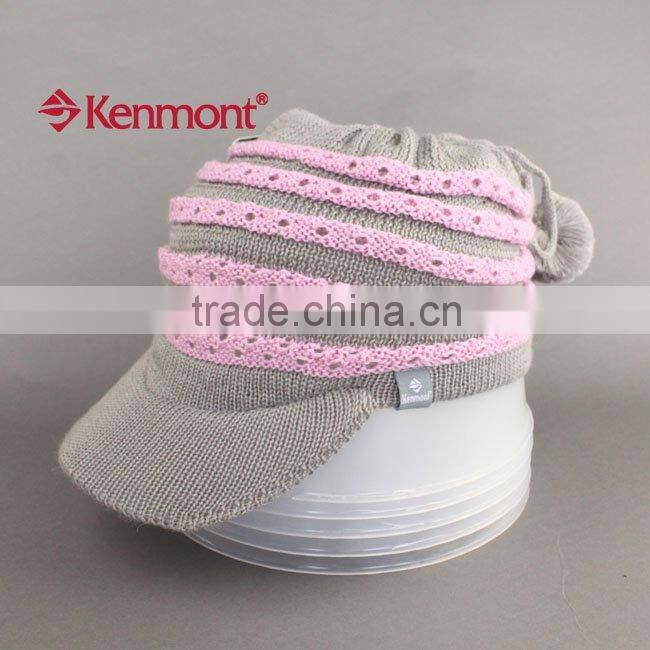 fashion lady's knitted wool cap