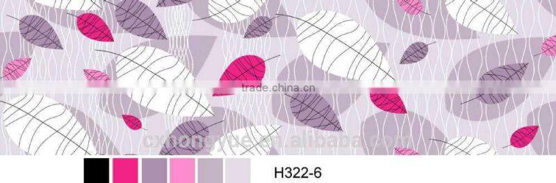 polyester material pongee fabric/dyeing and printed fabric/hot sale designs for sofa