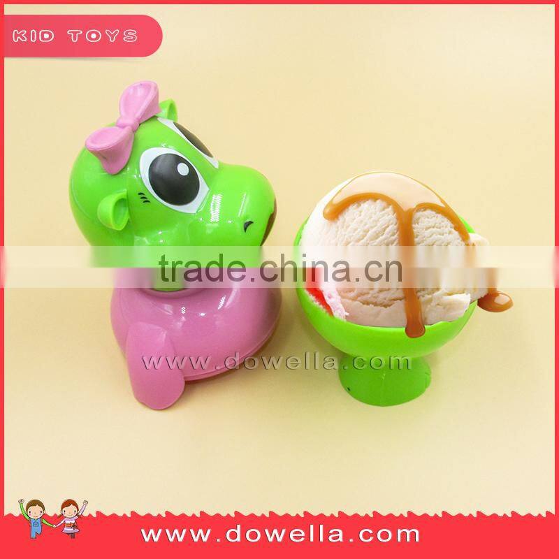plastic animal design ice cream cup