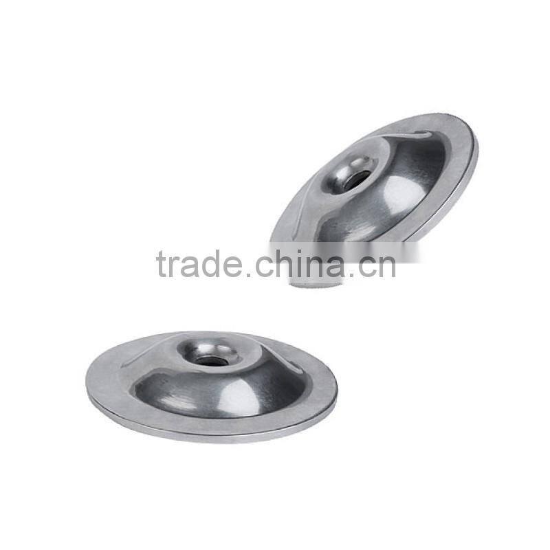 Metal base for adjustable levelling feet MBD