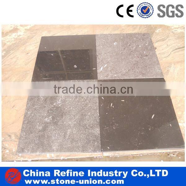 Natural black limestone