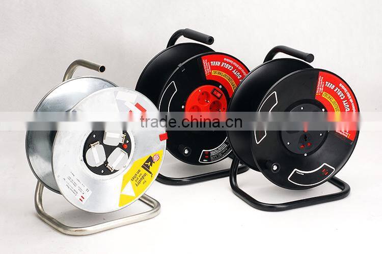 Thermal overload protection 50M 16A slip ring for cable reel 3G1.5mm2 3 way socket