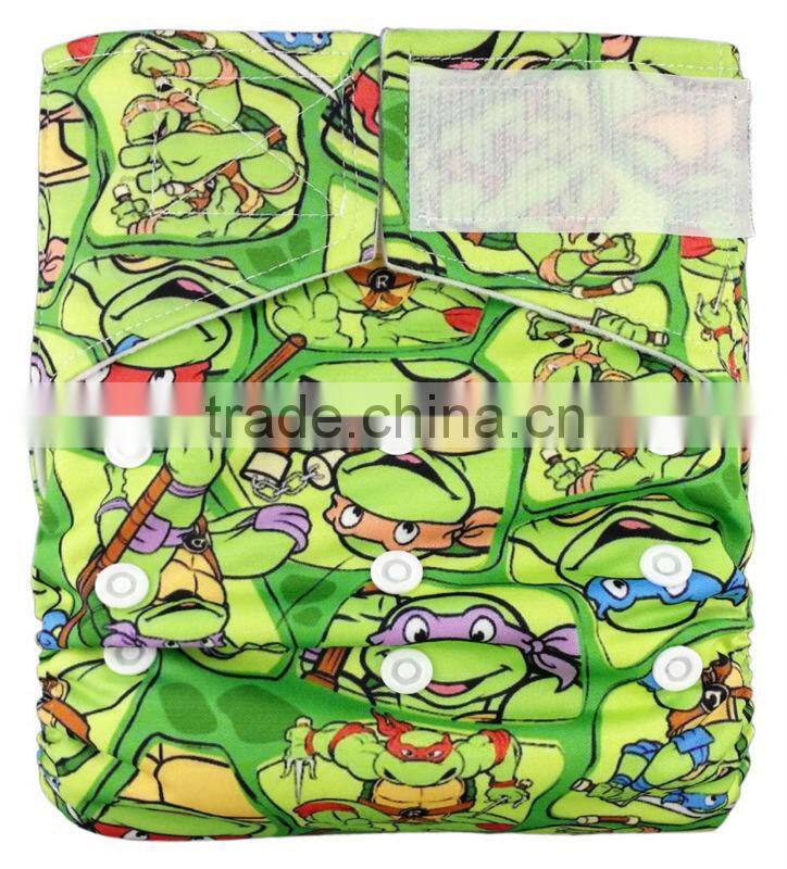 Made in China eco-friendly printed organic mom love baby diaper