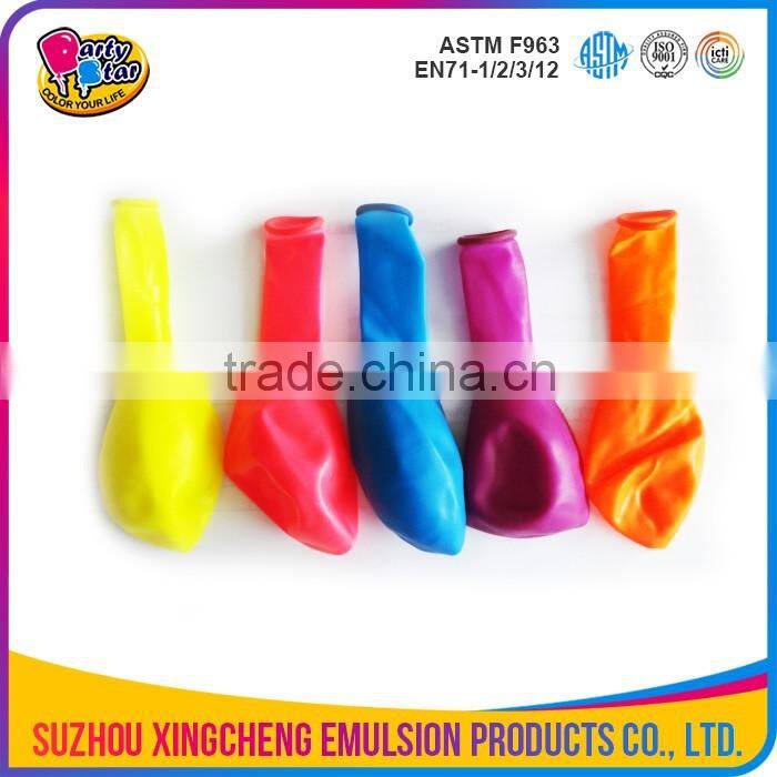 0.85-3.2g colorful inflatable balloon