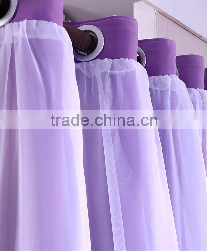 Living Room Curtains Polyester Blackout Woven Stripe Fabric