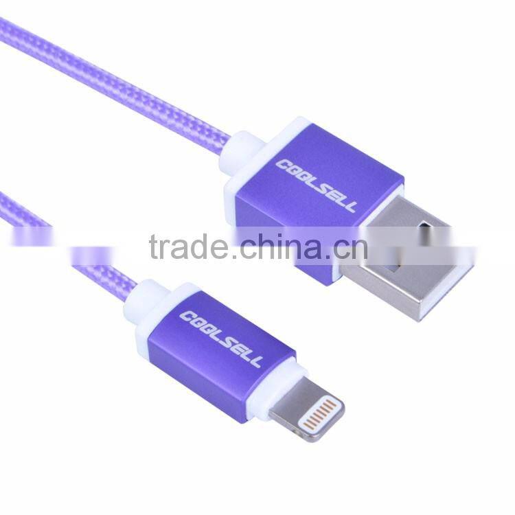 Customized Logo MFI certified usb 2.0 cable for Iphone mfi certified 8pin usb charging cable