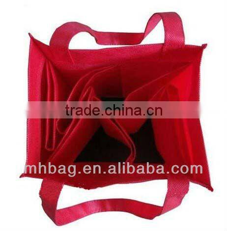 printable wine bottles non woven bag