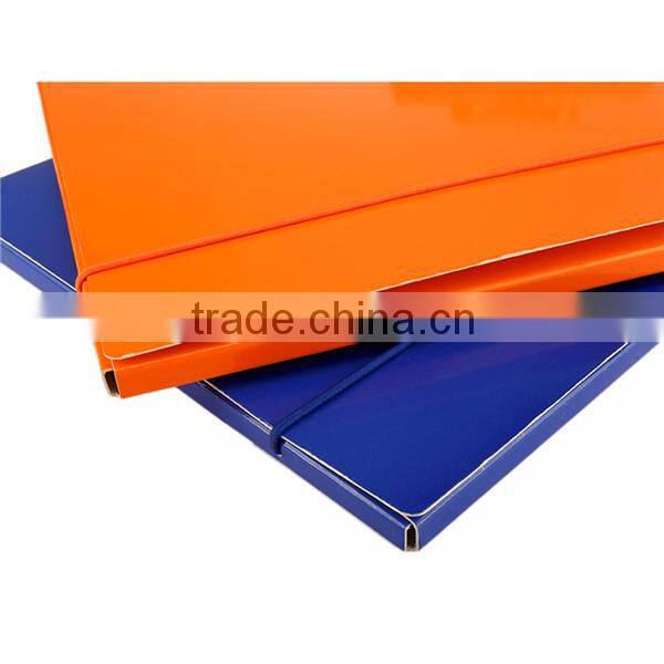 High Fashion Orange And Blue Color Expandable Folder, Hanging File Folder, File Folder With Elastic Bands