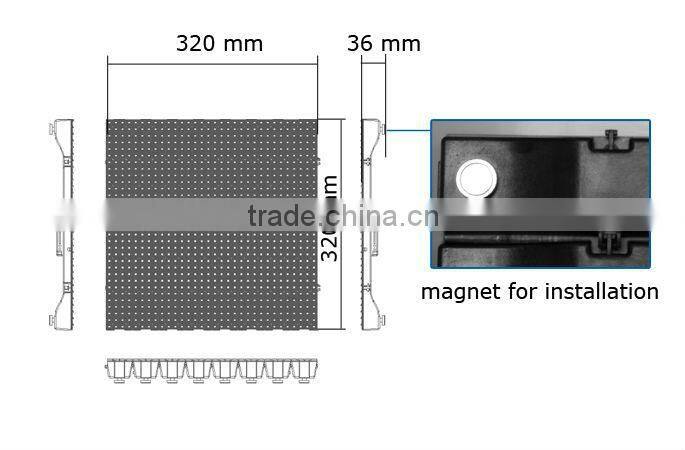 lightweight foldable led screen