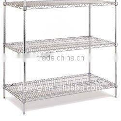 Industrial and Cleanroom Wire Shelving Chrome Post