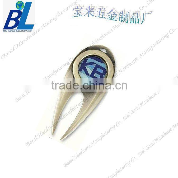 Antique brass zinc alloy golf divot tool