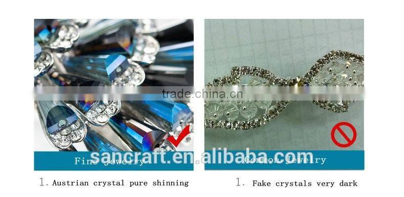 Women gifts shinning Austrian zircons magic hair clip