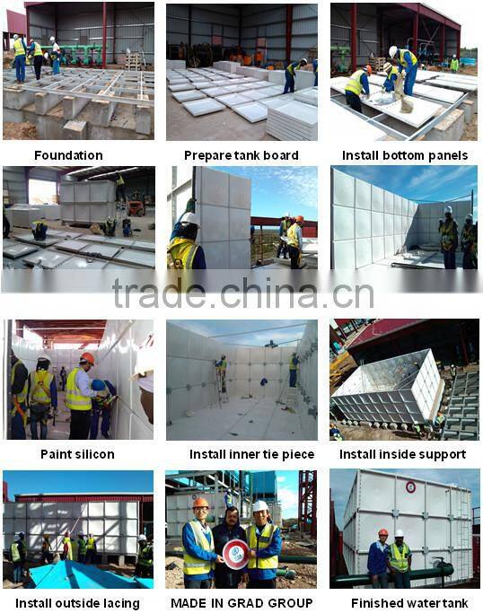 GRAD 10m3 FRP GRP water tank