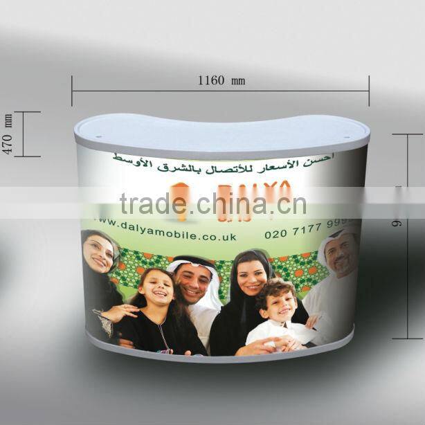 Economical portable OVAL Promotional Table