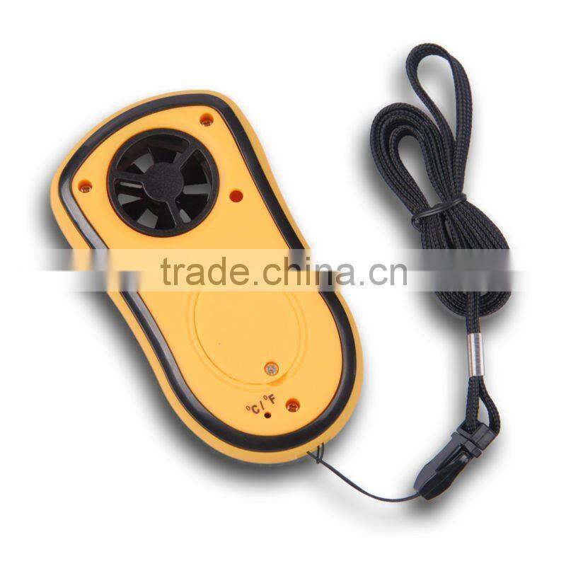 Thermometer Air Velocity Flow Bar Graph C/ F Wind Speed Meter Anemometer
