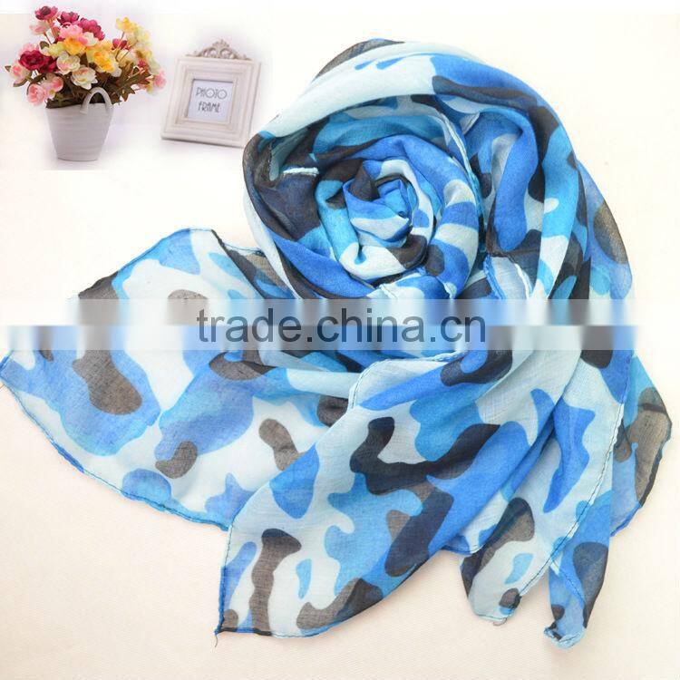 New design spring fashion camouflage scarf