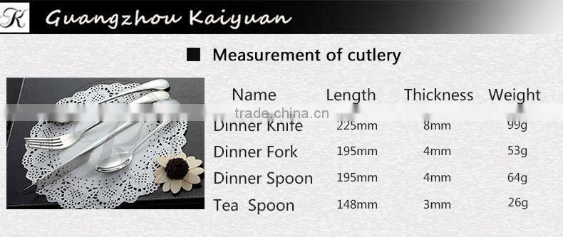 18/10 spoon and fork,banquet cutlery,stainless steel tableware