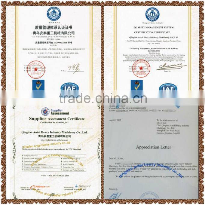 steel pipe shot blasting machine