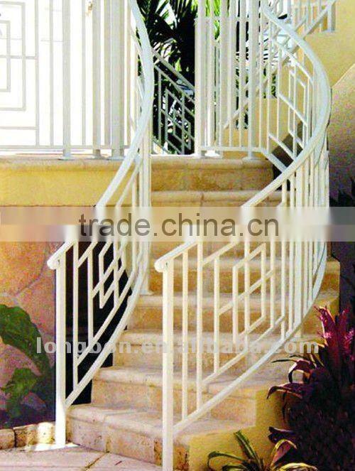 Top-selling anti-rust artistic iron stair handrail