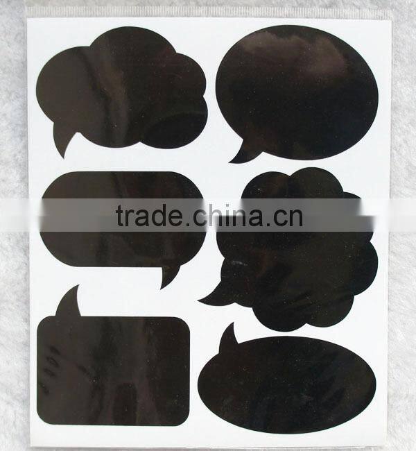 Wholesale Hot selling New removable children use chalkboard stickerremovable chalkboard sticker