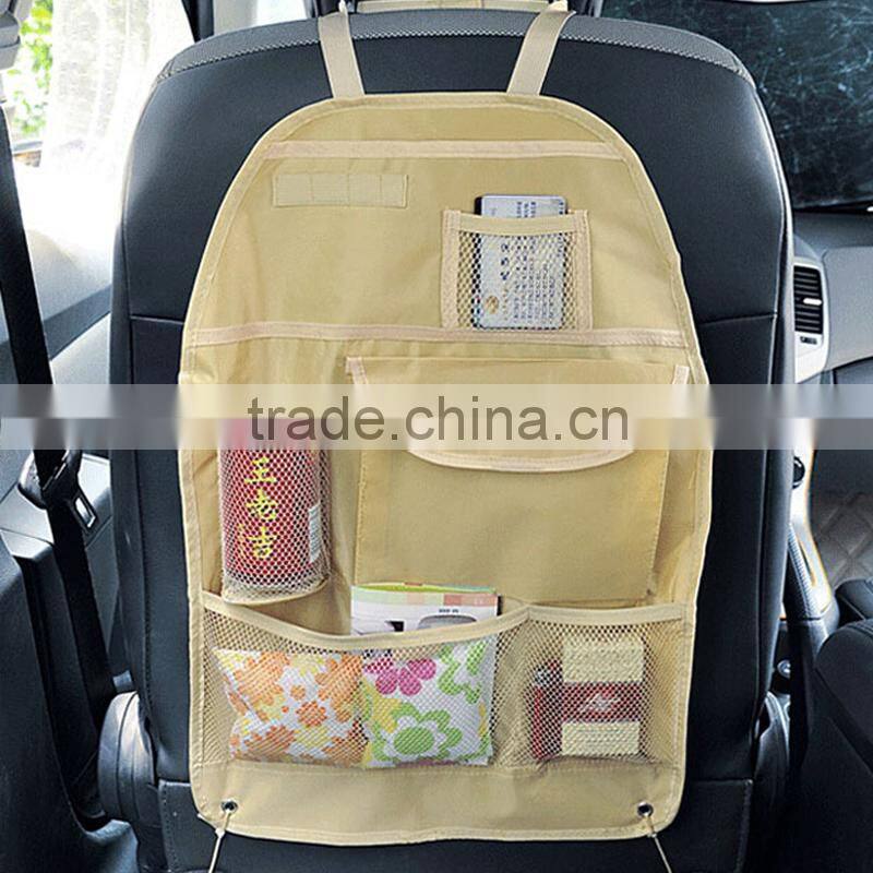 2015 Hot Sale Nylon Oxford Material Car Back Seat Organizer