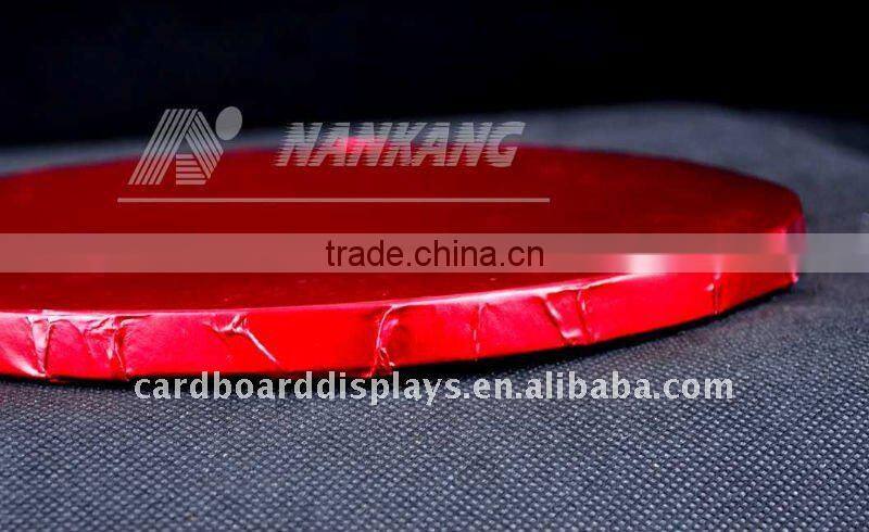 Rounded cake boards, gold cake boards